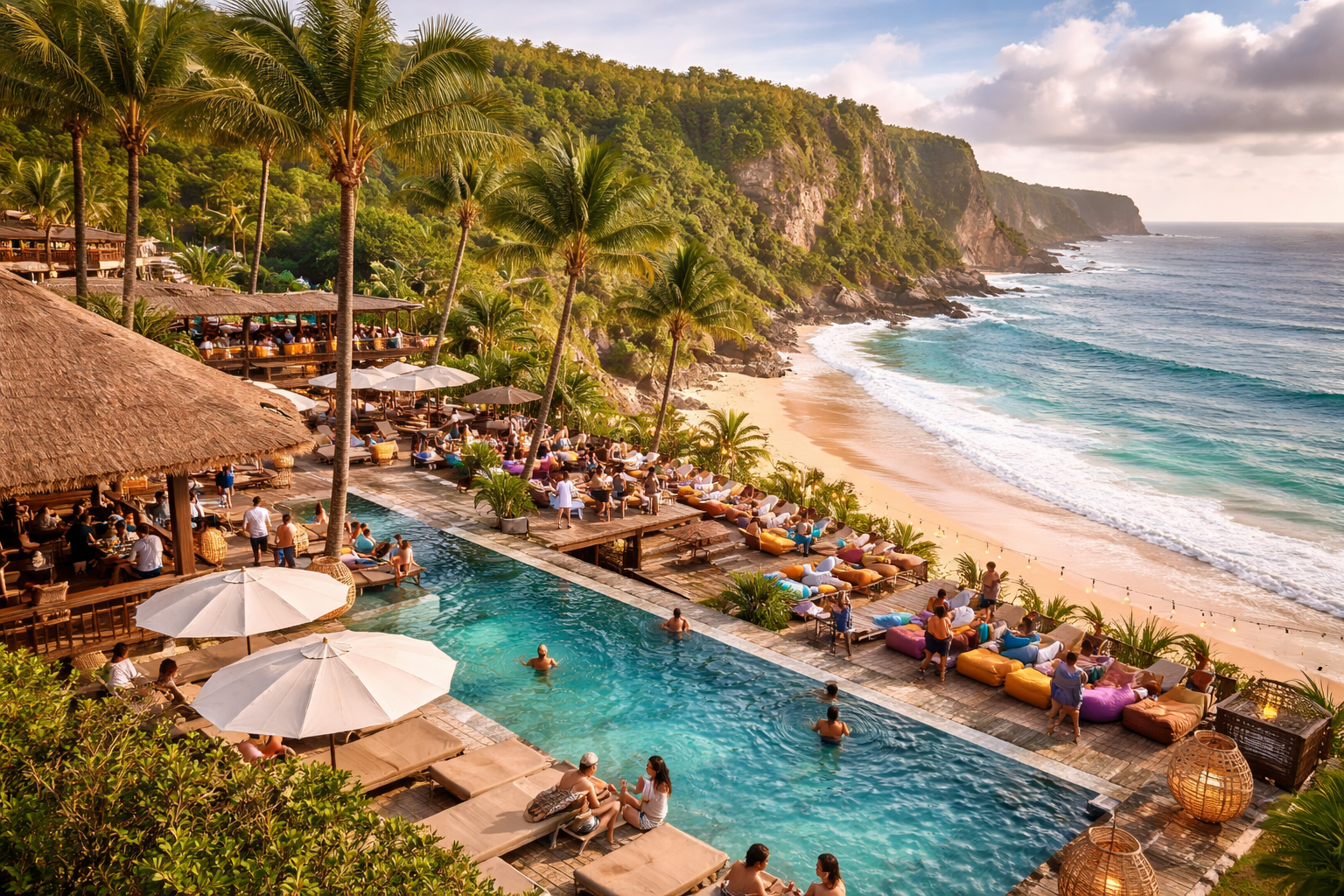 Beach Club di Jogja: Tempat Santai Kekinian dengan Pemandangan Laut