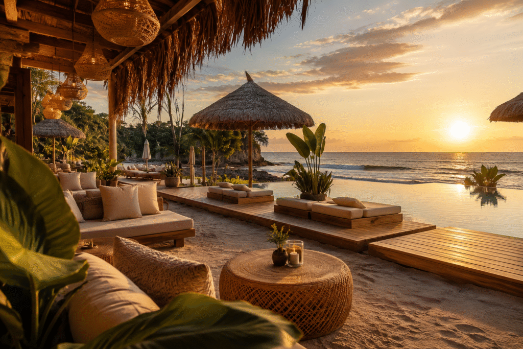 Beach Club Cozy di Yogyakarta dengan Konsep Tropis yang Instagramable